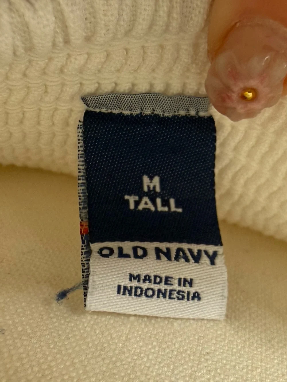Y2K Old Navy white mini dress cotton bow tie front sundress summer graduation - Picture 5 of 7